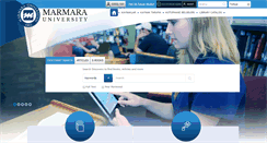 Desktop Screenshot of marmara-elibrary.com