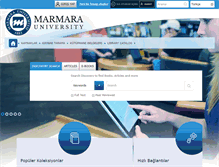 Tablet Screenshot of marmara-elibrary.com